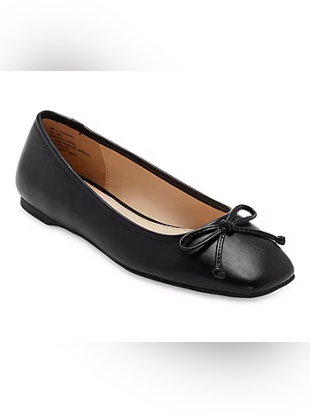 Liz Claiborne Black Bow Ballet Flat